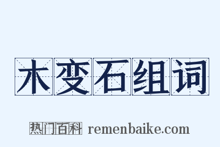 木变石组词是什么意思的图片